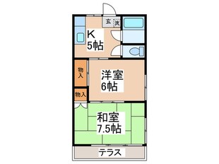 清水コ－ポＣの物件間取画像